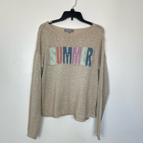 Marled Sweaters - Marled Sumer Printed Soft Loose Knit Sweater Size M